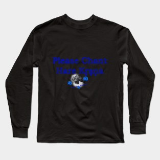 Please Chant HARE KRSNA! Long Sleeve T-Shirt